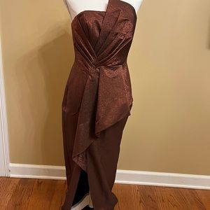Copper Adrianna papell dress